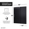 Anzzi Leon 60 in. x 76 in. Tinted Sliding Shower Door in Brushed Nickel SD-AZ8077-02BNT - alternate 4